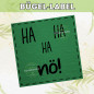 Preview: Bügel-Label Ha ha ha nö